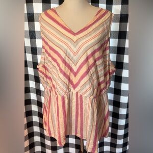 Striped Linen Lane Bryant Top